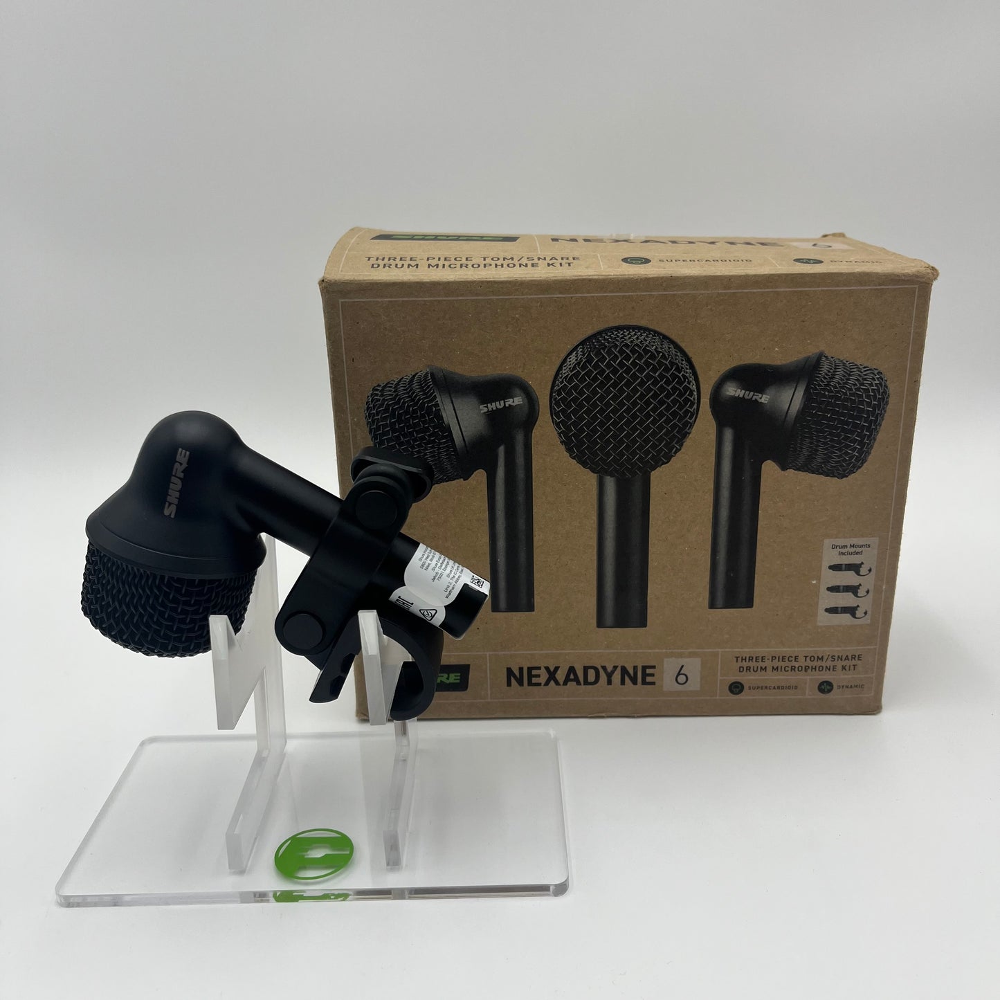 New Shure Nexadyne 6 Three-Piece Tom/Snare Drum Microphone Kit