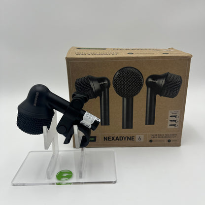 New Shure Nexadyne 6 Three-Piece Tom/Snare Drum Microphone Kit